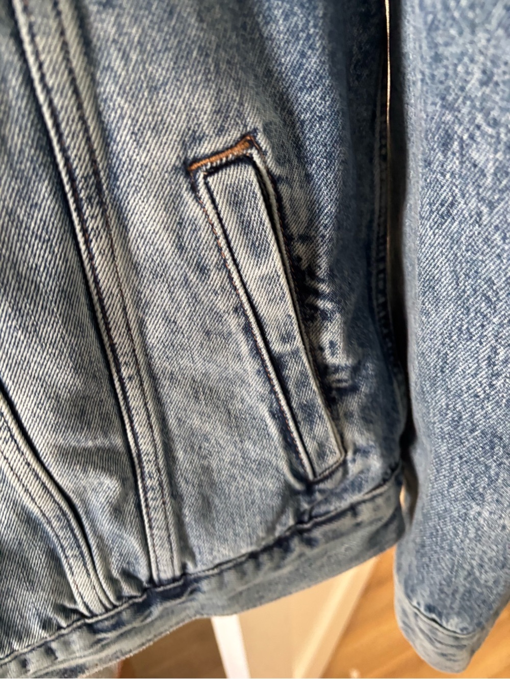 GAP Light Blue Washed Denim Jacket - Picture 6 of 6